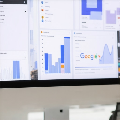 Person reviewing Google My Business analytics for Irving