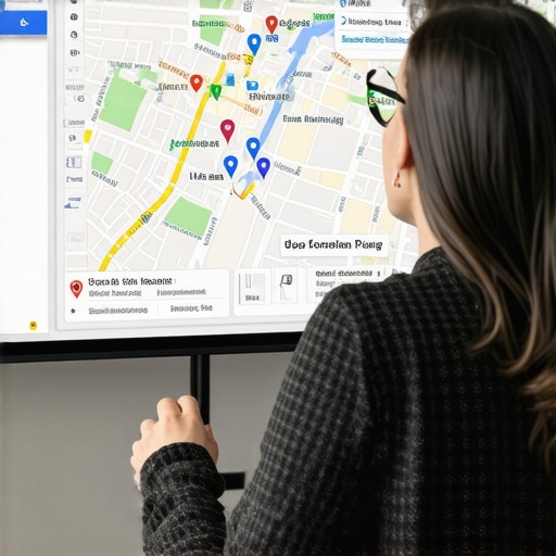 SEO expert reviewing Google Maps optimization techniques in Irving.