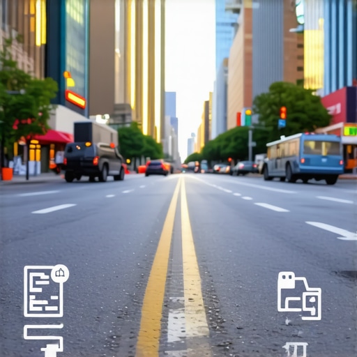 Map of DFW area with SEO symbols and local business icons