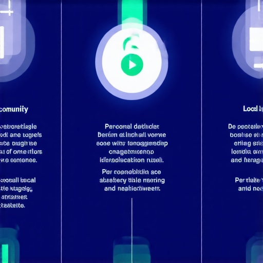 Infographic showcasing steps from hyper-local content to community engagement and advanced personalization in DFW