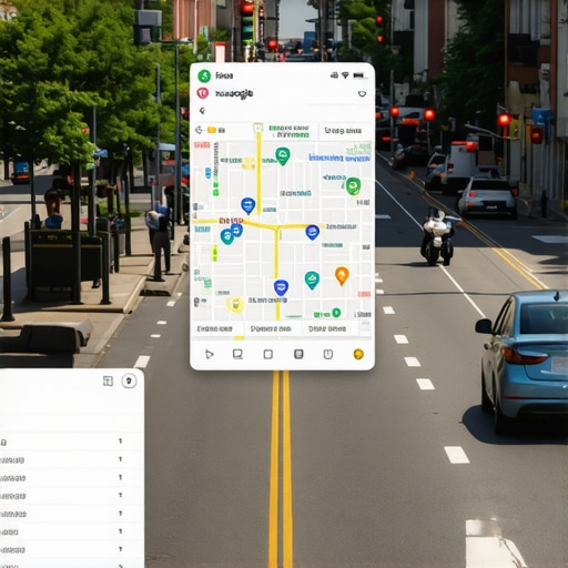 Irving Local Business on Google Maps A vibrant Irving street scene with local businesses and a Google Maps ranking overlay.