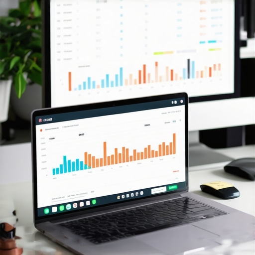 Digital SEO Dashboard for Local Business Screenshot of SEO analytics tools displaying local search rankings and website performance.