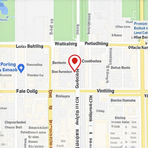 Map showing a top-ranked Irving business on Google Maps with local landmarks.