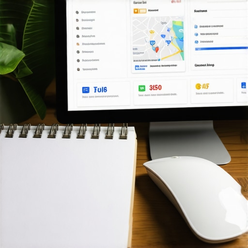 Screenshot of local SEO analytics tracking Google Maps rankings for Irving businesses.