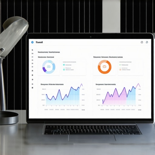 SEO Tools and Analytics Workspace Computer screen showing local SEO data and analytics dashboard