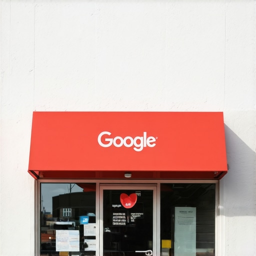 Irving storefront with Google Maps marker highlighting local presence